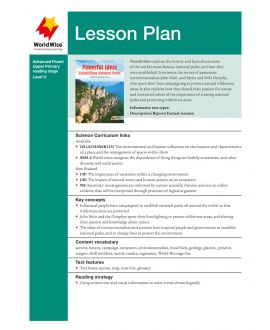 Lesson Plan - Powerful Ideas: Establishing National Parks