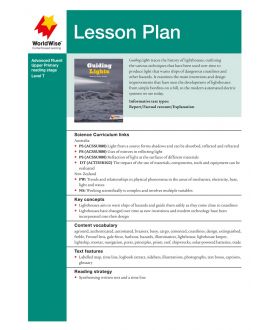 Lesson Plan - Guiding Lights