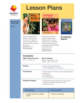 Where are the Animals/Animals at the Zoo