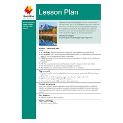 Lesson Plan - Yellowstone: A Unique Ecosystem